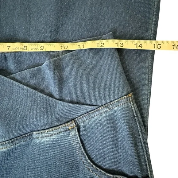 HALARA Women's Flare Jeans - Blue - Picture 11 of 14